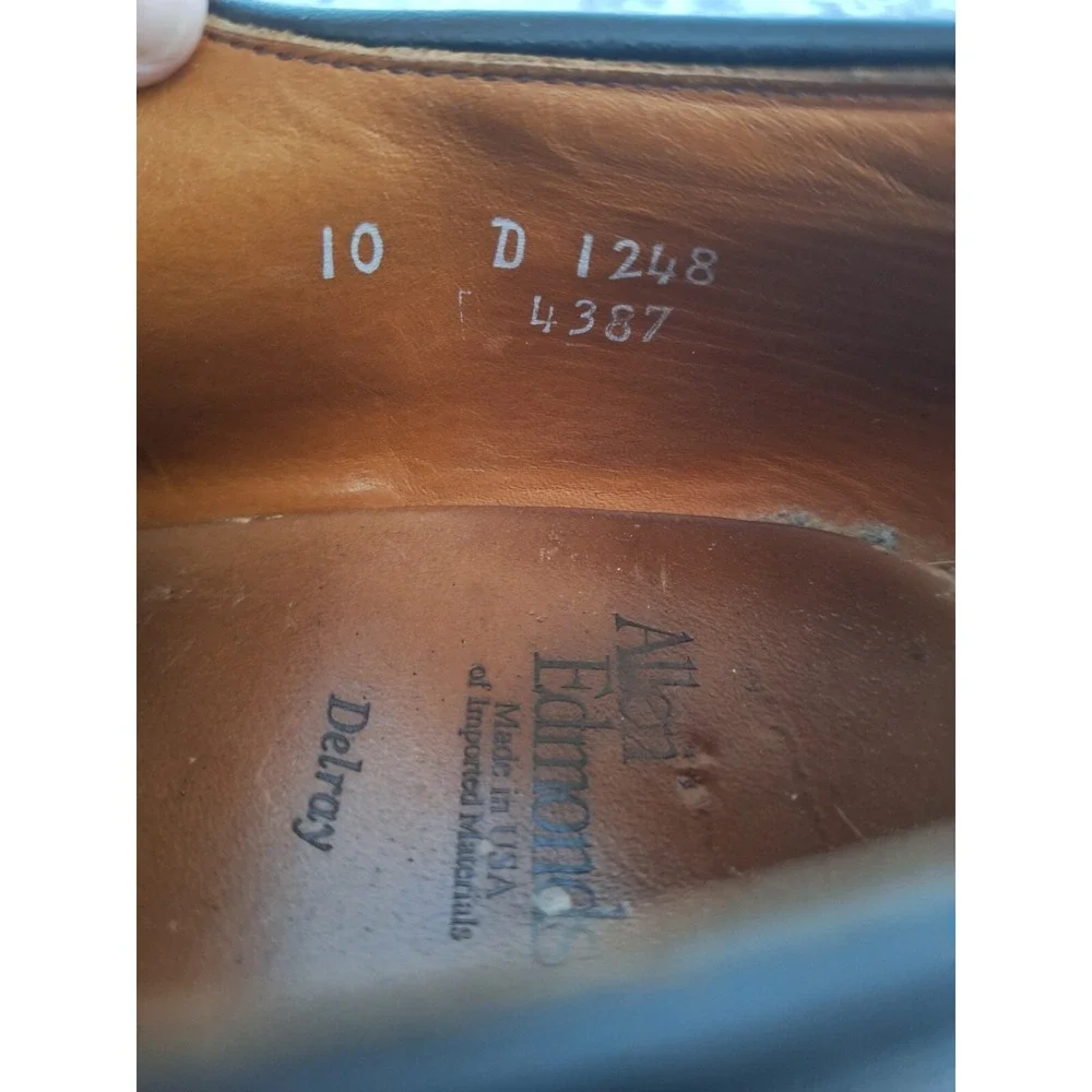 Allen Edmonds Birmingham Brown Oxford Dress Shoes Men's‎ Size 10D
